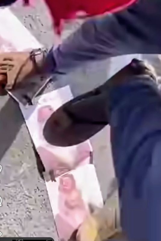 عدن.. عناصر الانتقالي المنحل تدوس صور ولي العهد السعودي في ساحة العروض